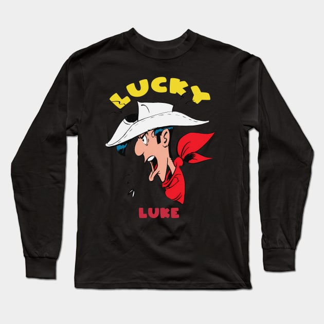 Lucky Luke Long Sleeve T-Shirt by lazymost